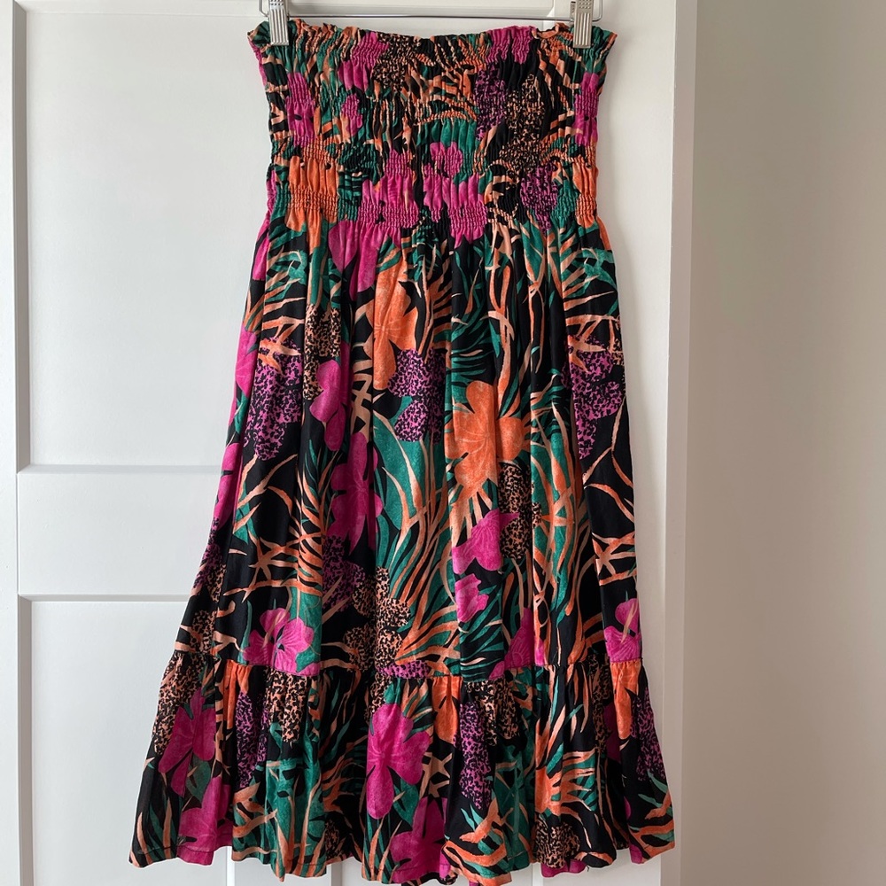 Floral beach cover up